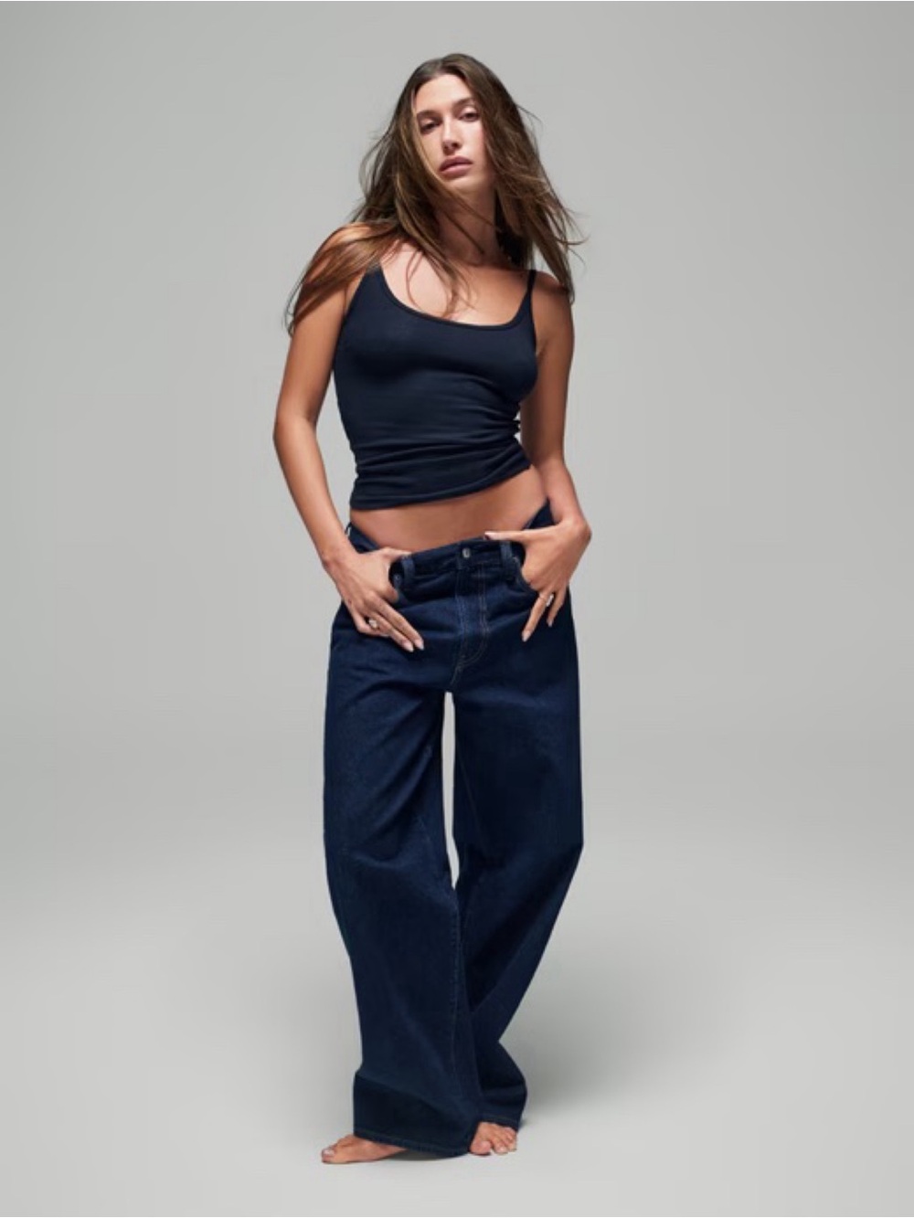GAP x Hailey Bieber Indigo Extra Baggy Jeans